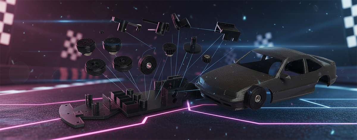 1:32 scale model bluetooth controlled and self-driving cars